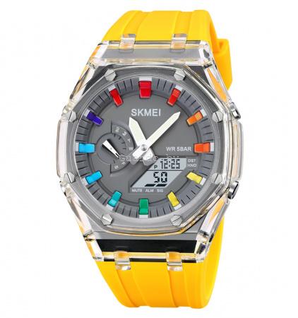 Оригинальные мужские часы Skmei 2100yellow