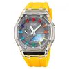 Оригинальные мужские часы Skmei 2100yellow_3
