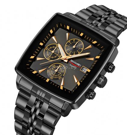 Оригинальные мужские часы Skmei 2434black-gold_2