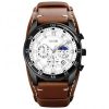Оригинальные мужские часы Skmei 9249brown-silver