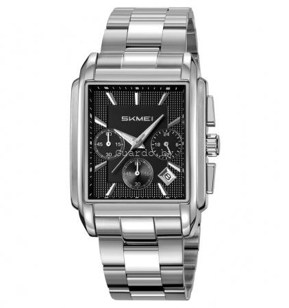 Оригинальные мужские часы Skmei 2339silver-black-steel