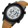 Оригинальные мужские часы Skmei 2079brown-white ремень_2
