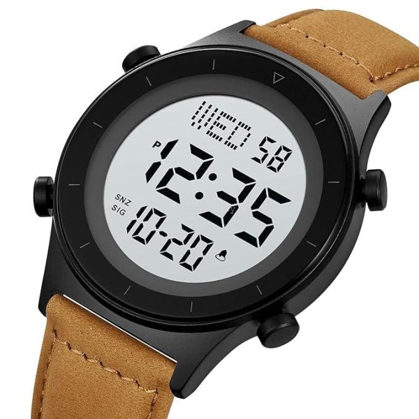 Оригинальные мужские часы Skmei 2079brown-white ремень_2