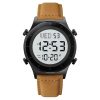Оригинальные мужские часы Skmei 2079brown-white ремень