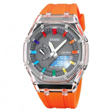 Оригинальные мужские часы Skmei 2100orange_3