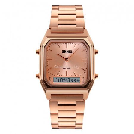 Оригинальные мужские часы Skmei 1220rose-gold