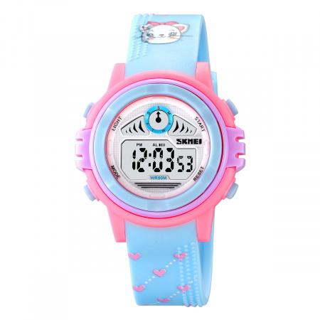 Оригинальные детские часы Skmei 2266blue-pink