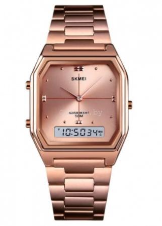Оригинальные мужские часы Skmei 1612rose-gold