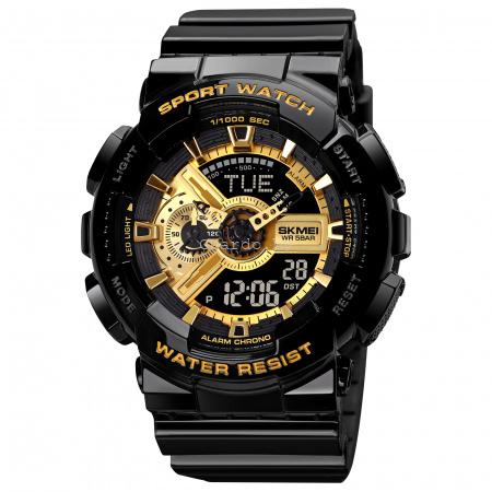 Оригинальные женские часы Skmei 1835black-gold