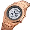 Оригинальные мужские часы Skmei 2066rose-gold-white