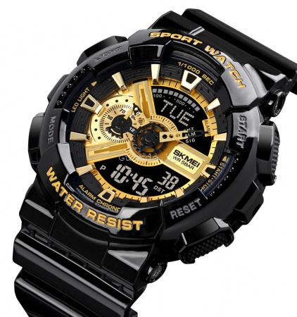 Оригинальные женские часы Skmei 1835black-gold_2