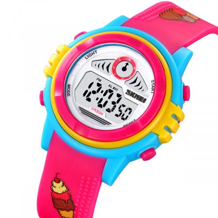 Оригинальные детские часы Skmei 2266pink-blue_2