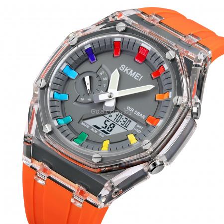 Оригинальные мужские часы Skmei 2100orange_2