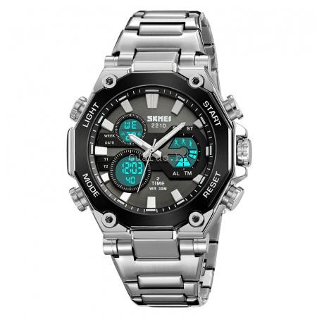 Оригинальные мужские часы Skmei 2210silver_3