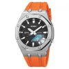 Оригинальные мужские часы Skmei 2243silver-orange_3