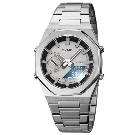 Оригинальные мужские часы Skmei 1816silver-black_3