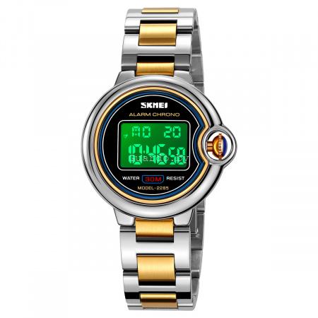Оригинальные женские часы Skmei 2285silver-gold_3