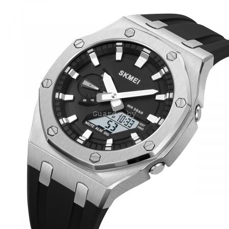 Оригинальные мужские часы Skmei 2243silver-black_2